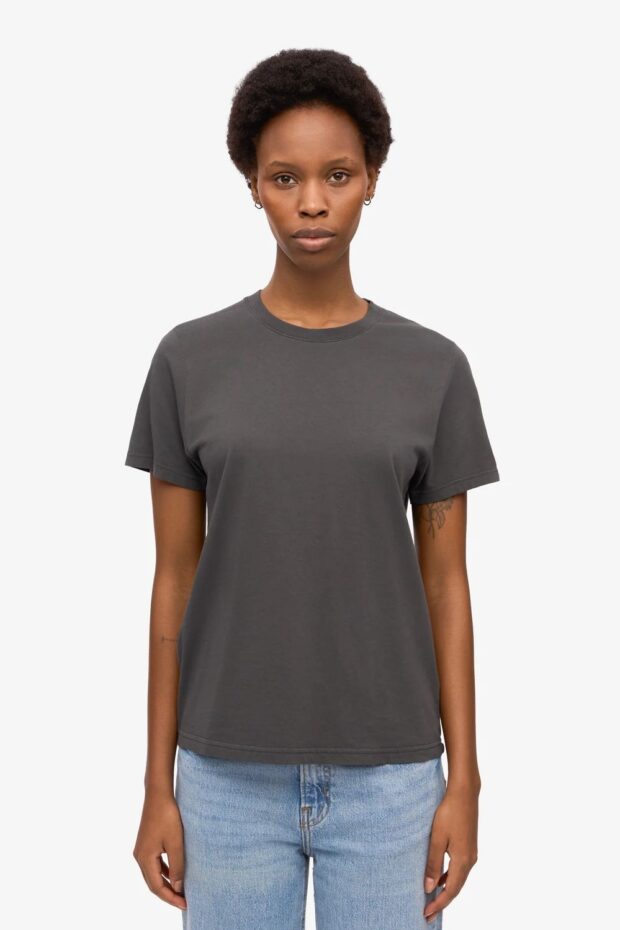 SHIRT WOMEN LIGHT ORGANIC TEE LAVA GREY