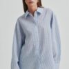 BLUSE TURO SHIRT CASHMERE BLUE