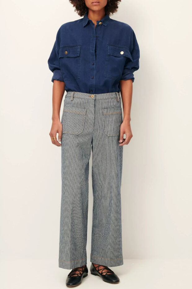 HOSE ALDRICKS COUTIL BLUE