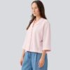 BLUSE AALIYAHMD SHIRT VEILED PINK
