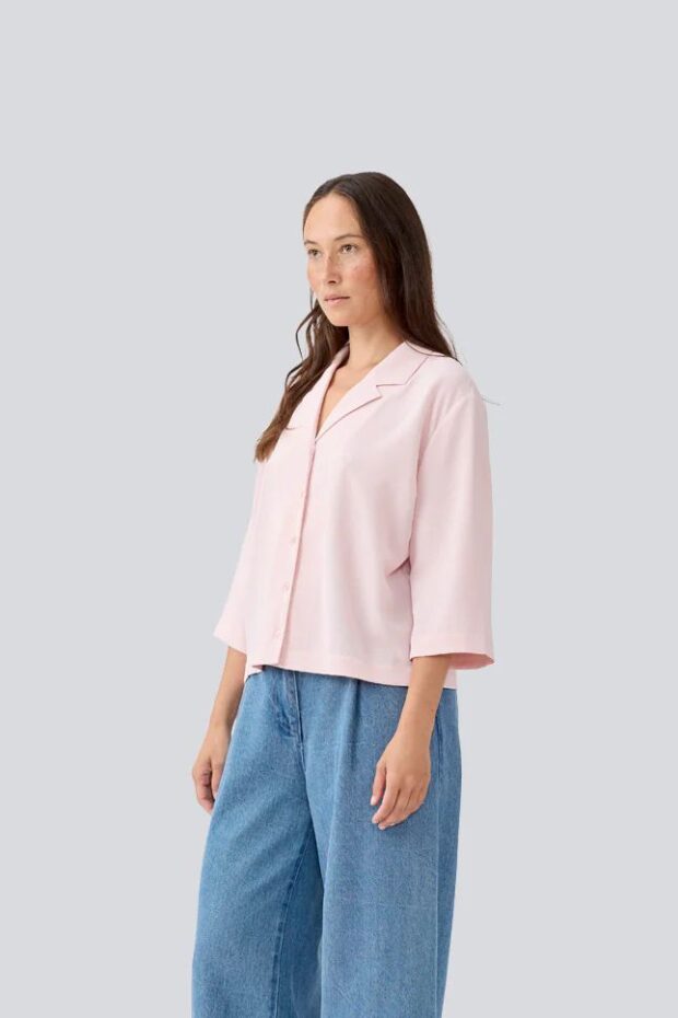BLUSE AALIYAHMD SHIRT VEILED PINK