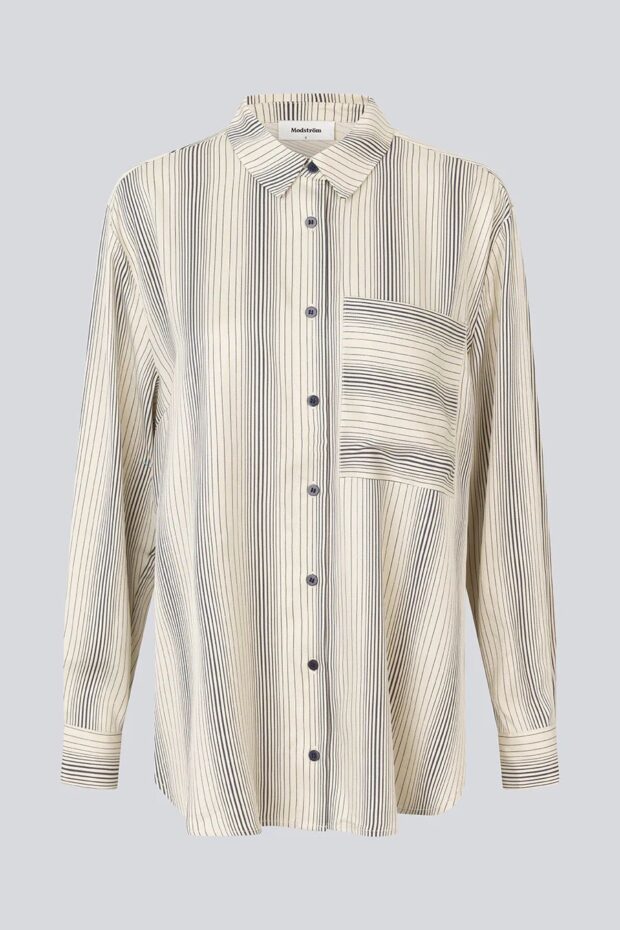 BLUSE HISSAMD PRINT SHIRT GRADING STRIPE