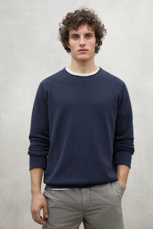 PULLOVER YULANALF KNIT NAVY