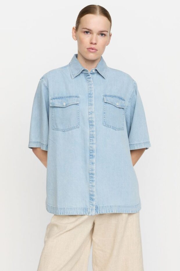 BLUSE SRRIVIERA SHIRT LIGHT WASH