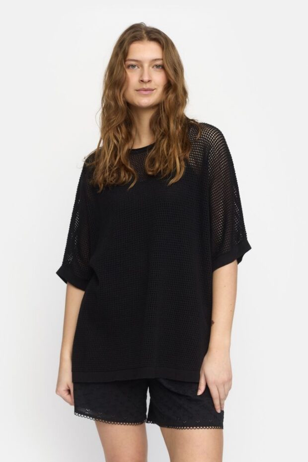 PULLOVER SRGRETTA LONG BLACK