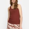 SHIRT SRFENJA TANK TOP BRANDY BROWN