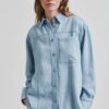 BLUSE IRVIN DENIM SHIRT LIGHT BLUE DENIM