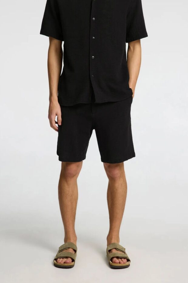 SHORT 16091289 SLHREGSAL SHORTS BLACK