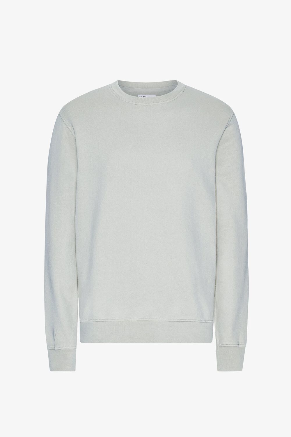 SWEATER CLASSIC ORGANIC CREW LIMESTONE GREY