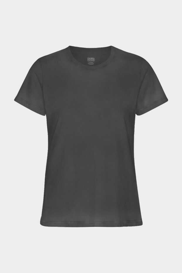 SHIRT WOMEN LIGHT ORGANIC TEE FADED BLACK