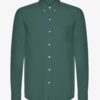 HEMD ORGANIC BUTTON DOWN SHIRT EMERALD G