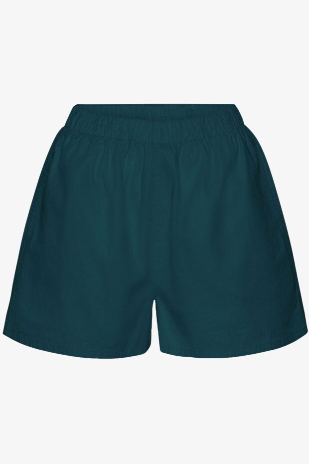 SHORTS WOMEN ORGANIC TWILL SHORTS OCEAN GR