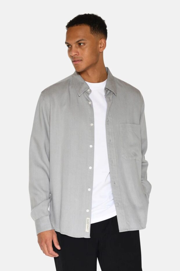 HEMD PEDRO SHIRT 3859 LIGHT GREY