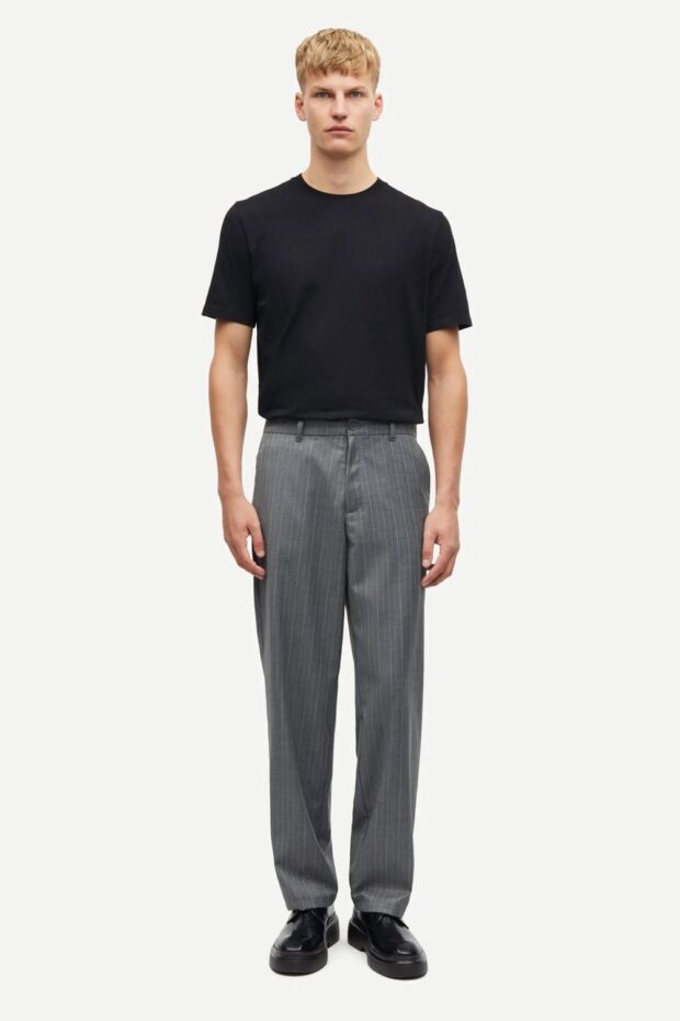 HOSE SANOAH TROUSERS 15438 GREY PINSTRIP