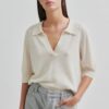 POLO VILENA KNIT SS WHITE ALYSSUM