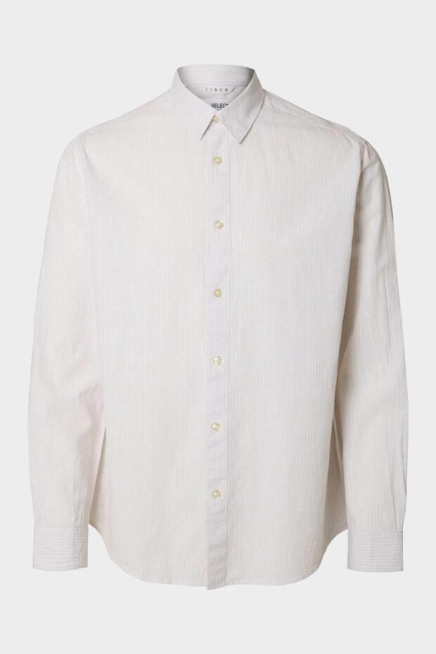 HEMD 16079052 SLHREGSUN CASHMERE STRIPE