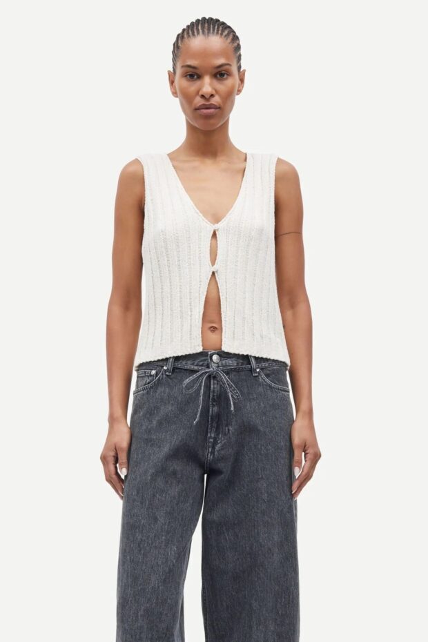 SHIRT SALOU VEST 15178 EGRET