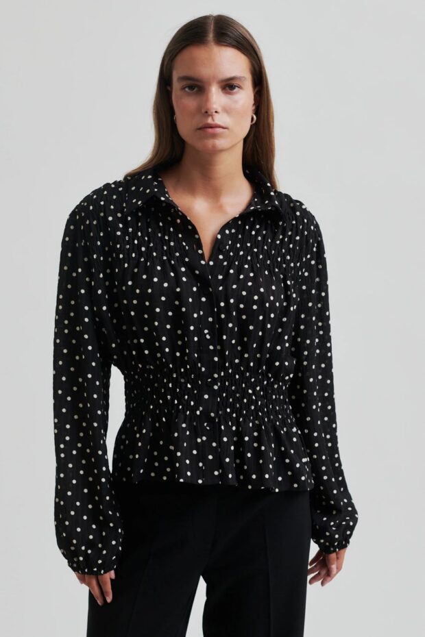BLUSE TUVA SHIRT BLACK