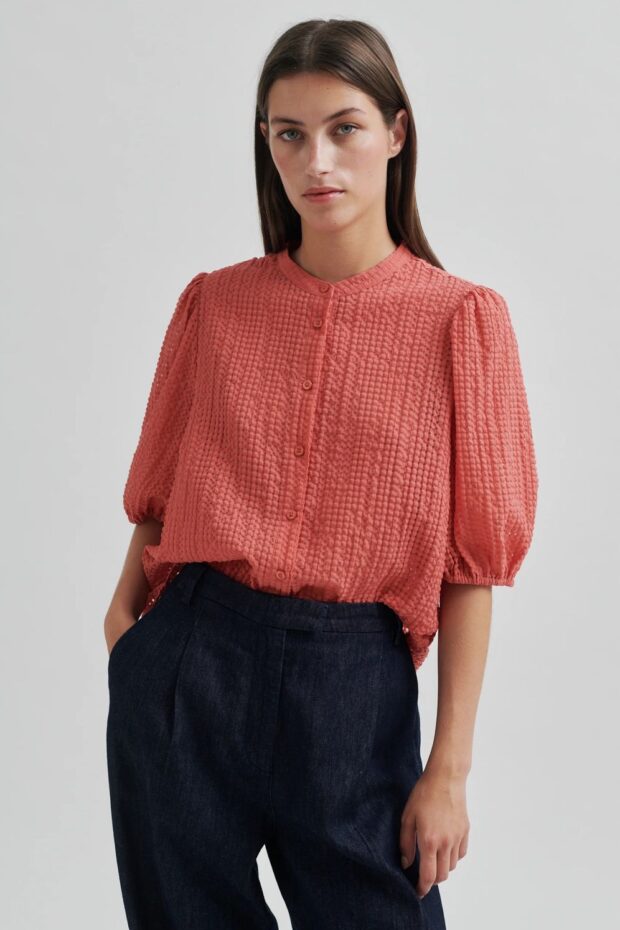 BLUSE TASCHA SHIRT SPICED CORAL