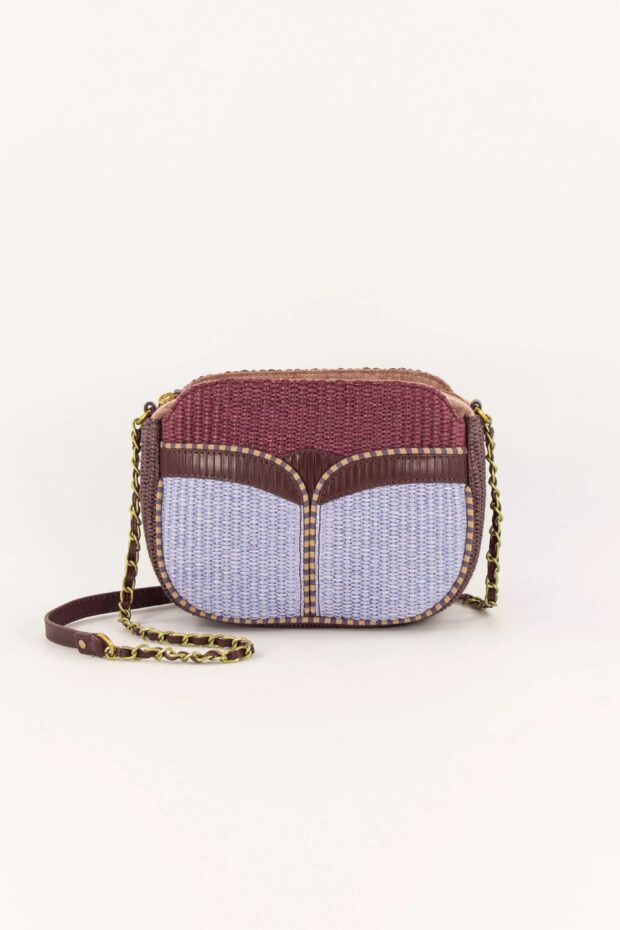 TASCHE DIVINE RAFFIA TERRE D´OMBRE