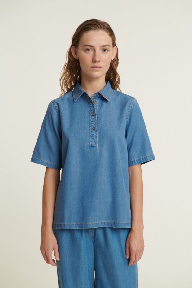 POLO BINE POLO SHIRT LIGHT BLUE