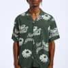 HEMD MADI SHIRT GREEN FLOWER