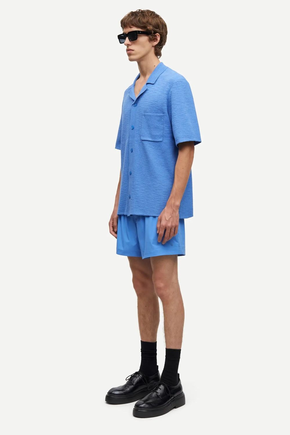 HEMD SALARY SHIRT 15626 BLUE JASPER – Bild 4