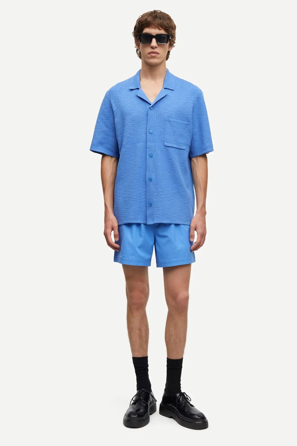 HEMD SALARY SHIRT 15626 BLUE JASPER – Bild 5