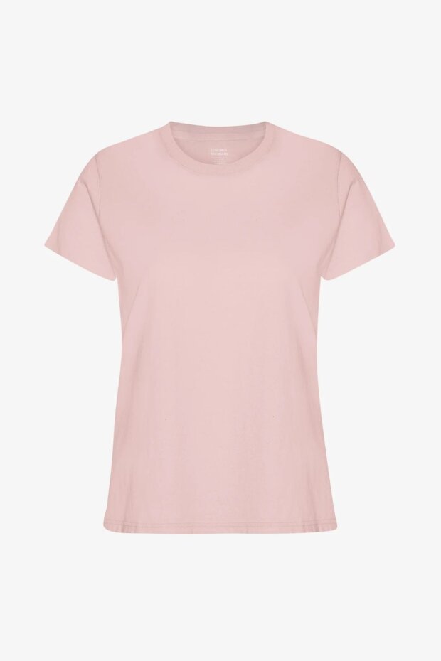 SHIRT WOMEN LIGHT ORGANIC TEE FADED PINK