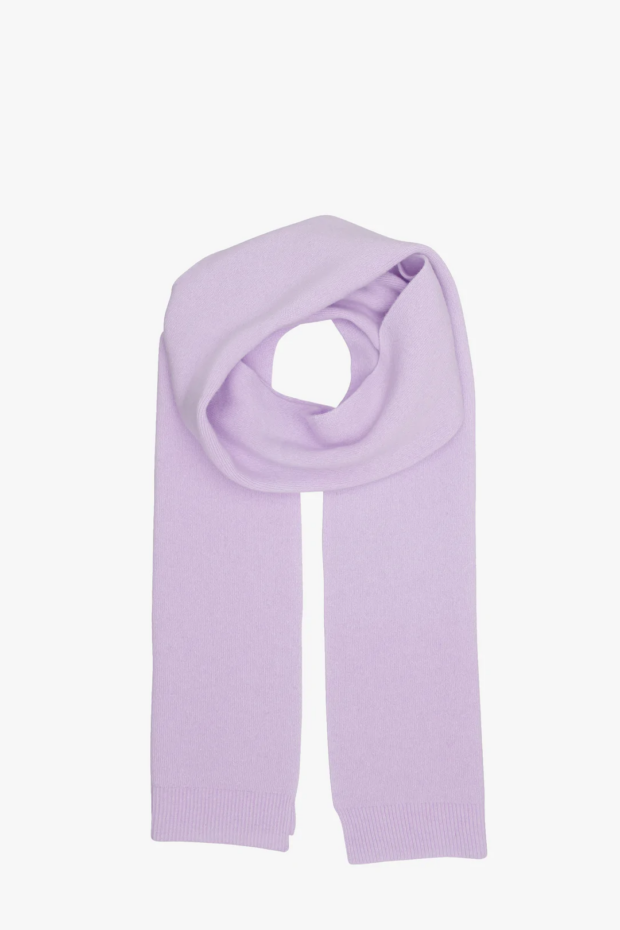 SCHAL                                            MERINO WOOL SCARF SOFT LAVENDER