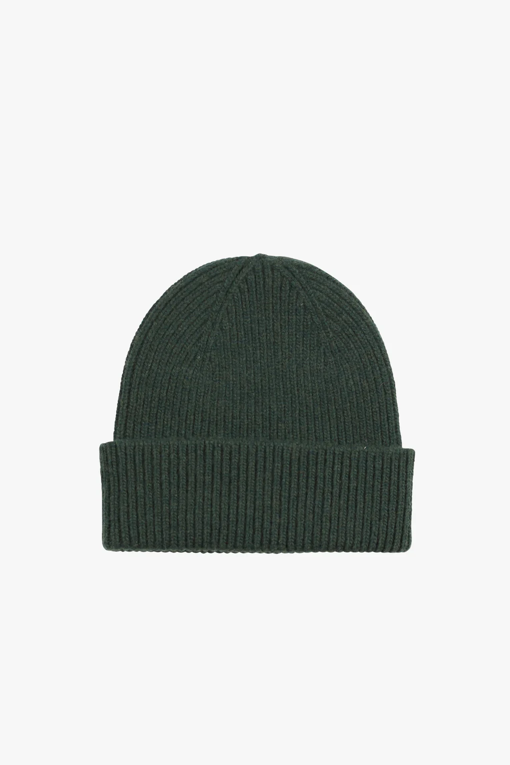 MÜTZE MERINO WOOL BEANIE HUNTER GREEN