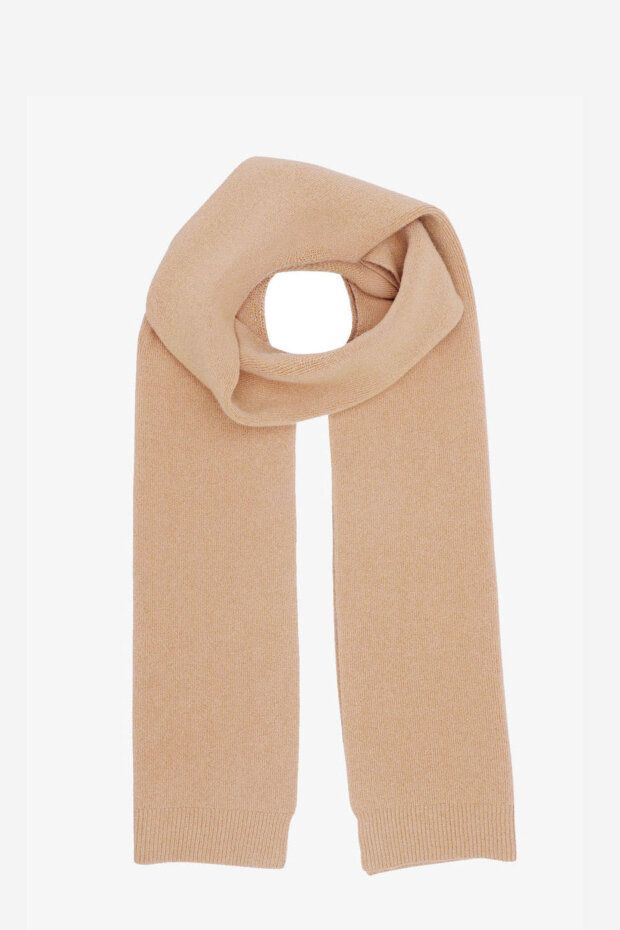 SCHAL MERINO WOOL SCARF HONEY BEIGE