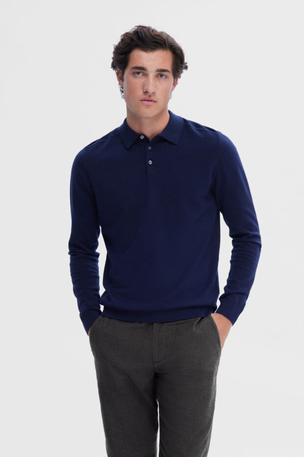 PULLOVER SLHBERG POLO NAVY