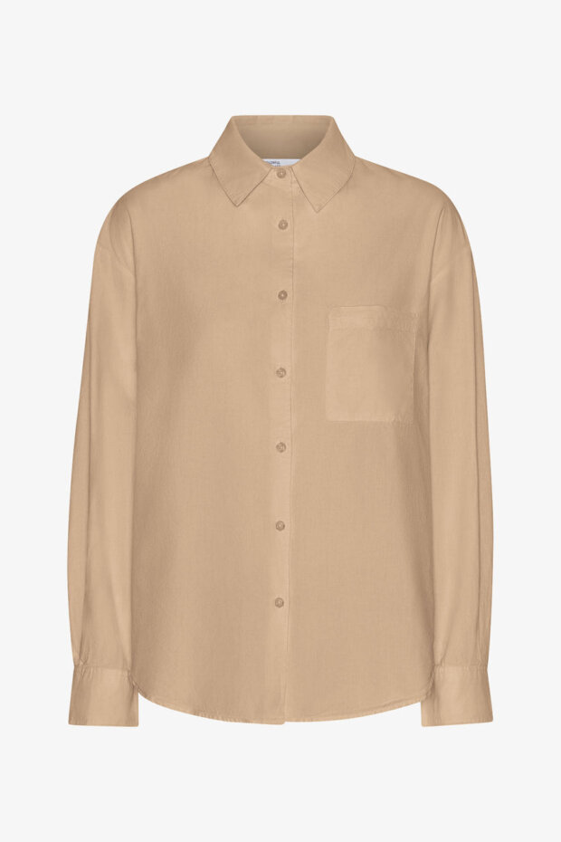 BLUSE ORGANIC OVERSIZED SHIRT DESERT KHAK